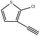 2-Chloro-3-ethynylthiophene Struktur