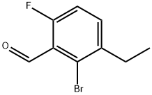 Benzaldehyde, 2-bromo-3-ethyl-6-fluoro- 结构式