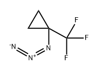 1-azido-1-(trifluoromethyl)cyclopropane Structure