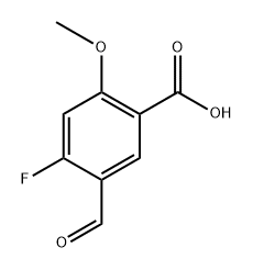 4-fluoro-5-formyl-2-methoxybenzoic acid,1934923-07-5,结构式