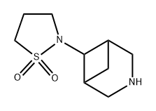 3-Azabicyclo[3.1.1]heptane, 6-(1,1-dioxido-2-isothiazolidinyl),1935036-15-9,结构式