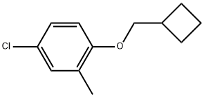 4-Chloro-1-(cyclobutylmethoxy)-2-methylbenzene Structure