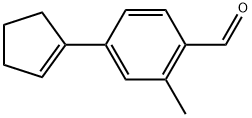 4-(1-Cyclopenten-1-yl)-2-methylbenzaldehyde Struktur