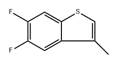 5,6-difluoro-3-methylbenzo[b]thiophene Struktur