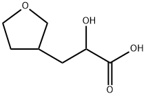 3-Furanpropanoic acid, tetrahydro-α-hydroxy- Structure