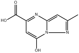 7-hydroxy-2-methylpyrazolo[1,5-a]pyrimidine-5-carboxylic acid Structure
