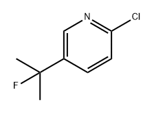 2-chloro-5-(2-fluoropropan-2-yl)pyridine Struktur