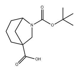 6-[(tert-butoxy)carbonyl]-6-azabicyclo[3.2.1]octan
e-1-carboxylic acid Structure