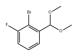 2-Bromo-1-(dimethoxymethyl)-3-fluorobenzene,1938062-23-7,结构式