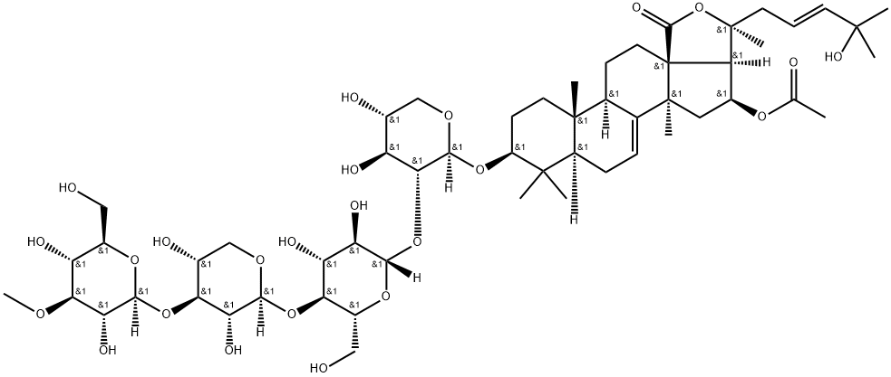 エキシミソシドA 化学構造式