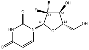 1-((2S,3S,4S,5S)-3-氟-4-羟基-5-(羟甲基)-3-甲基四氢呋喃-2-基)嘧啶-2,4(1H,3H)-二酮,1946820-96-7,结构式