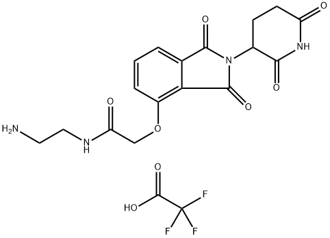 Thalidomide-O-amido-C2-NH2 Structure