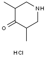 3,5-Dimethylpiperidin-4-one hydrochloride Structure