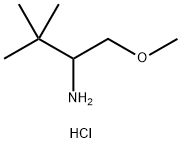 1-methoxy-3,3-dimethylbutan-2-amine HCl Structure