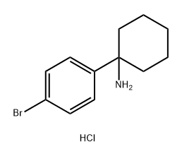 1-(4-bromophenyl)cyclohexan-1-amine hydrochloride Structure