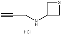 N-(丙-2-炔-1-基)噻吩-3-胺(盐酸盐) 结构式