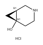 3-Azabicyclo[4.1.0]heptan-6-ol, hydrochloride (1:1), (1R,6R)-rel- Struktur