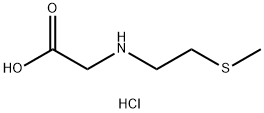 2-{[2-(methylsulfanyl)ethyl]amino}acetic acid hydrochloride Structure