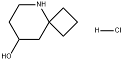 5-Azaspiro[3.5]nonan-8-ol, hydrochloride (1:1) Structure