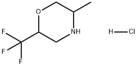 Morpholine, 5-methyl-2-(trifluoromethyl)-, hydrochloride (1:1)|