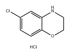 6-氯-3,4-二氢-2H-苯并[B][1,4]恶嗪 盐酸盐,1956310-17-0,结构式