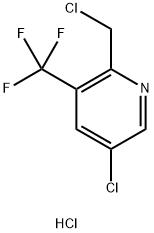 5-Chloro-2-(chloromethyl)-3-(trifluoromethyl)pyridine hydrochloride Struktur