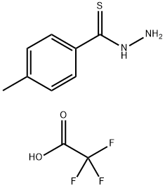 4-甲基苯并硫代酰肼 2,2,2-三氟醋酸盐, 1956310-91-0, 结构式