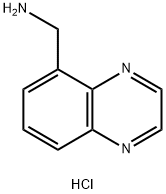 Quinoxalin-5-ylmethanamine hydrochloride Structure