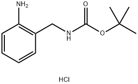 tert-Butyl 2-aminobenzylcarbamate hydrochloride Structure