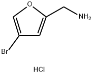 (4-溴呋喃-2-基)甲胺盐酸盐,1956325-03-3,结构式