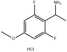 1-(2,6-Difluoro-4-methoxyphenyl)ethanamine hydrochloride,1956330-93-0,结构式