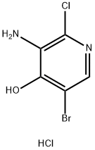 3-Amino-5-bromo-2-chloropyridin-4-ol hydrochloride Structure