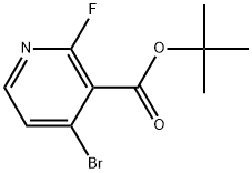 tert-butyl 4-bromo-2-fluoronicotinate Structure