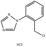 1-(2-(Chloromethyl)phenyl)-1H-1,2,4-triazole hydrochloride,1956340-52-5,结构式