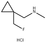 1-(1-(Fluoromethyl)Cyclopropyl)-N-Methylmethanamine Hydrochloride(WXC00525) Structure