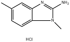 1,5-Dimethyl-1H-benzo[d]imidazol-2-amine hydrochloride Structure