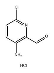 3-Amino-6-chloropicolinaldehyde hydrochloride Struktur
