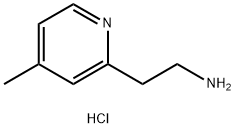 2-(4-Methylpyridin-2-yl)ethanamine hydrochloride 结构式