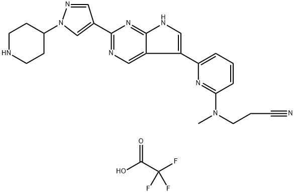 2,2,2-trifluoroacetic acid 化学構造式