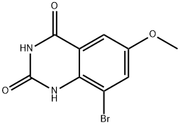 8-bromo-6-methoxyquinazoline-2,4(1H,3H)-dione Structure