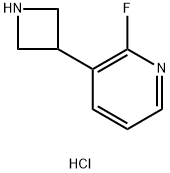 3-(azetidin-3-yl)-2-fluoropyridine hydrochloride Structure