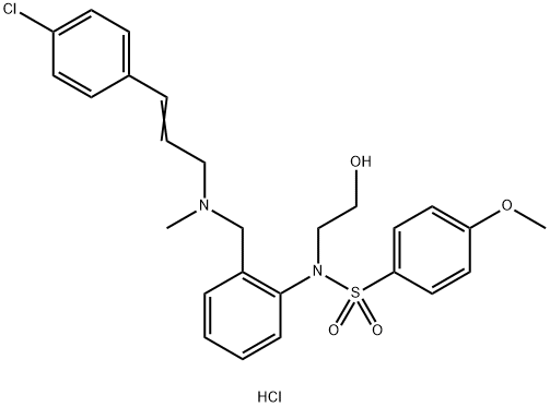KN93 hydrochloride 化学構造式
