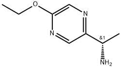 2-Pyrazinemethanamine, 5-ethoxy-α-methyl-, (αS)- Struktur