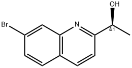 2-Quinolinemethanol, 7-bromo-α-methyl-, (αS)- 结构式