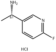 (S)-1-(6-Fluoropyridin-3-yl)ethanamine hydrochloride Struktur