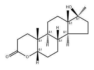 19587-10-1 17β-Hydroxy-17α-methyl-4-oxa-5β-androstan-3-oneQ: What is 
17β-Hydroxy-17α-methyl-4-oxa-5β-androstan-3-one Q: What is the CAS Number of 
17β-Hydroxy-17α-methyl-4-oxa-5β-androstan-3-one