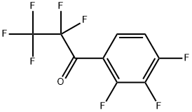 2,2,3,3,3-Pentafluoro-1-(2,3,4-trifluorophenyl)-1-propanone 结构式