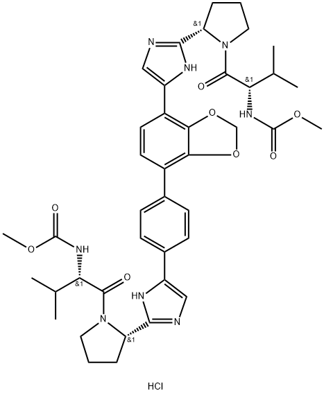 Coblopasvir hydrochloride Structure