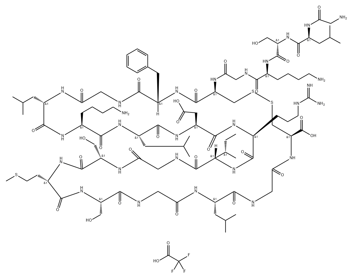 C-Type Natriuretic Peptide (1-22) Struktur