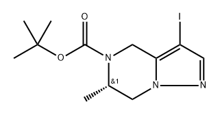 (S)-tert-Butyl 3-iodo-6-methyl-6,7-dihydropyrazolo[1,5-a]pyrazine-5(4H)-carboxylate|(S)-叔-丁基3-碘-6-甲基-6,7-二氢吡唑并[1,5-A]吡嗪-5(4H)-羧酸酯